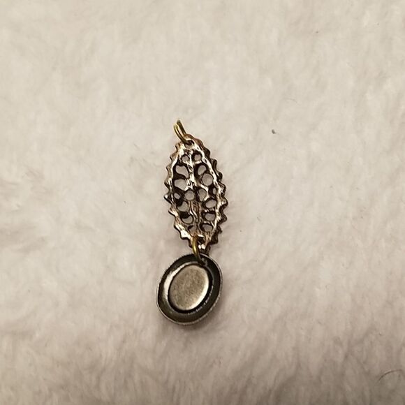 Orange & Silver Colored Pendant - Picture 2 of 2